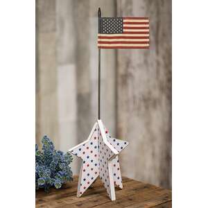 Dimensional Americana Star Flag Pick Holder - 7" 38325;