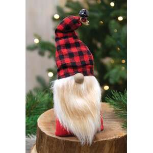 Buffalo Check Jingle Bell Gnome