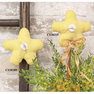 Yellow Striped Flower Poke