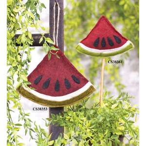 Felt Primitive Watermelon Ornament