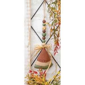 Beaded Watermelon Slice Ornament