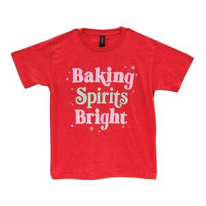 Baking Spirits Bright Youth T-Shirt - Red L175Y;