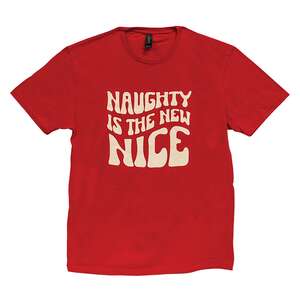 Naughty Is the New Nice T-Shirt - Cherry Red L176XXL;