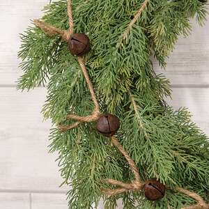 Joyful Rusty Jingle Bell Garland, 5 ft SA112564;