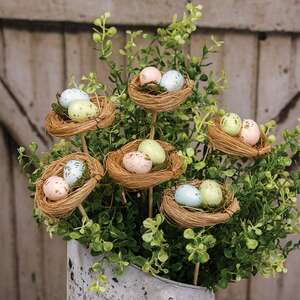 Speckled Egg Duo in Nest Picks, 6/Set SHN5481;