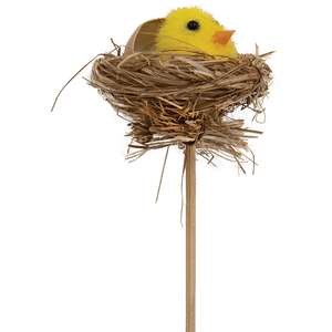 Hatching Chick in Nest Picks, 6/Set SHN5482;