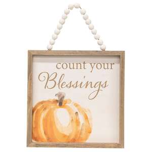 Count Your Blessings Beaded Sign, 2 Asstd. 35546;