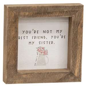 You're Not My Best Friend Mini Frame, 2 Asstd.
