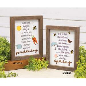 Spring Shadowbox Frame