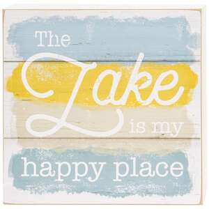 Lake Box Sign, 3 Asstd.