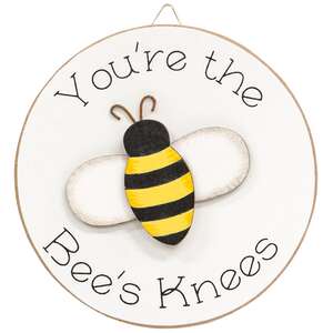 Queen Bee Mini Round Easel Sign, 3 Asstd.