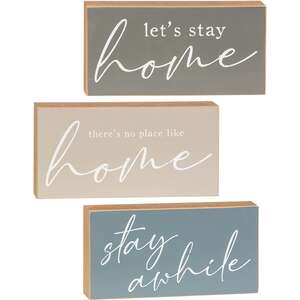 Home Block, 3 Asstd.;