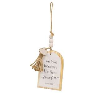 One Love Beaded Arch Ornament, 2 Asstd.