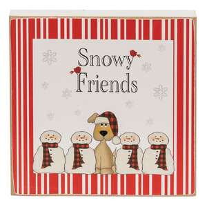 Snowy Friends Square Block, 3 Asstd.