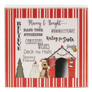 Snowy Friends Square Block, 3 Asstd.