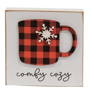 Comfy Cozy Plaid Cup Block