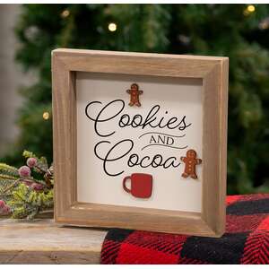 Cookies & Cocoa Dimensional Framed Sign