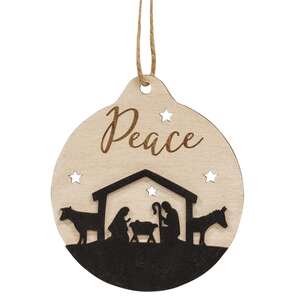 Rejoice Silhouette Bulb Ornament, 2 Asstd.