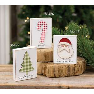 Ho Ho Ho Dimensional Santa Block