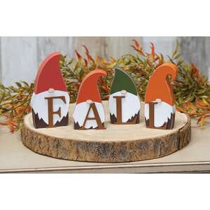 4/Set, "FALL" Gnome Sitters