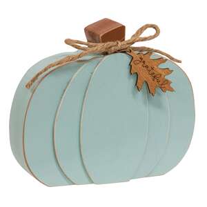 Fall Word Tag Chunky Pumpkin, 3 Asstd.