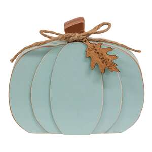 Fall Word Tag Chunky Pumpkin, 3 Asstd.