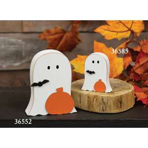 Baby Pumpkin & Bat Ghost Sitter