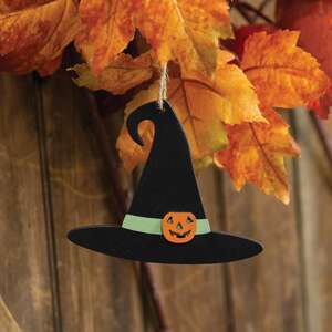 Jack O Lantern Witch Hat Ornament