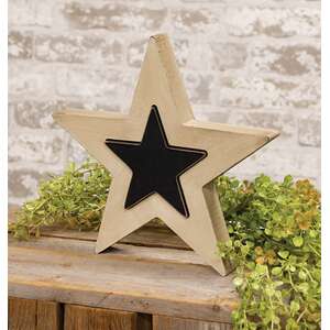 2/Set, Black & White Cutout Stars