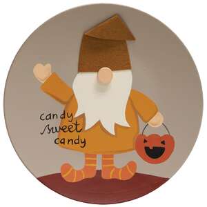 Hello Fall Gnome Plate, 3 Asstd.