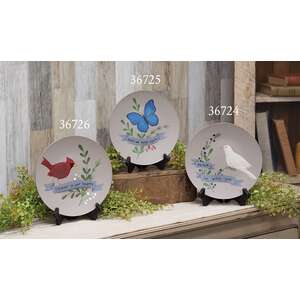 Until We Meet Again Butterfly Plate