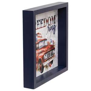 Let Freedom Ring Americana Truck Inset Box Sign