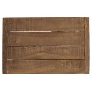 Stained Wood Rectangle Riser