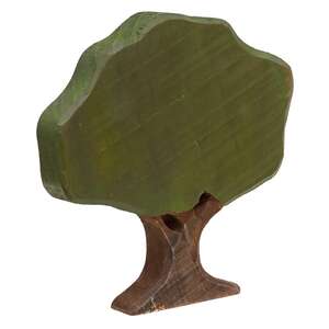 Distressed Carved Wood Oak Tree Sitter