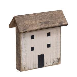 Weathered Wooden Primitive House Sitter - 3 Asstd.