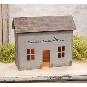 No Place Like Home Light Up Primitive House