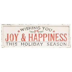 Wishing You Joy & Happiness Sign 60402;