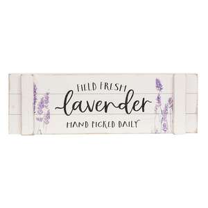 Field Fresh Lavender Hand Picked Wooden Sign 65208;