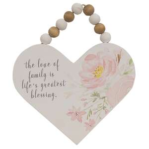 Together We Make A Family Wood Heart Ornament, 3 Asstd. 65256;