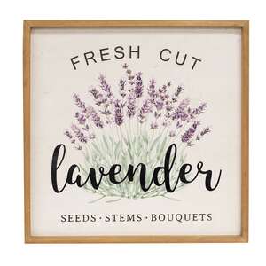 Fresh Cut Lavender Framed Sign 65258;