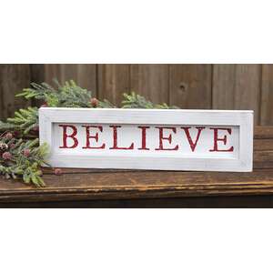 Believe Farmhouse Sign