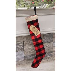 Buffalo Check Stocking, 20"