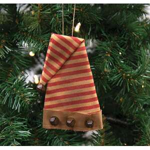 Striped Santa Hat Ornament