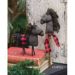 Buffalo Check Horse Ornament