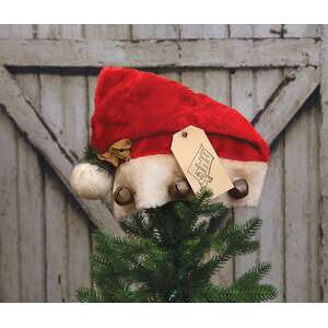 Peeping Mouse Santa Hat