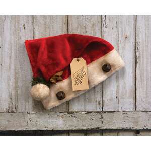 Peeping Mouse Santa Hat