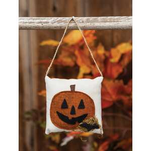 Jack O Lantern Pillow Ornament