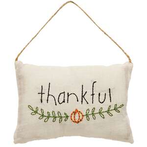Thankful Pillow Ornament