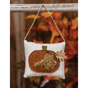 Thanks Pumpkin Pillow Ornament