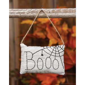 Boo Web Pillow Ornament